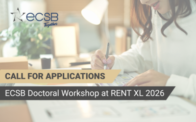 Apply for the ECSB Doctoral Workshop at RENT XL 2026