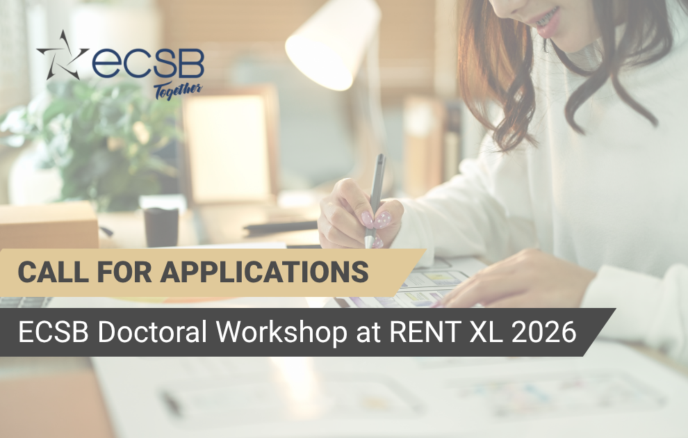 Apply for the ECSB Doctoral Workshop at RENT XL 2026